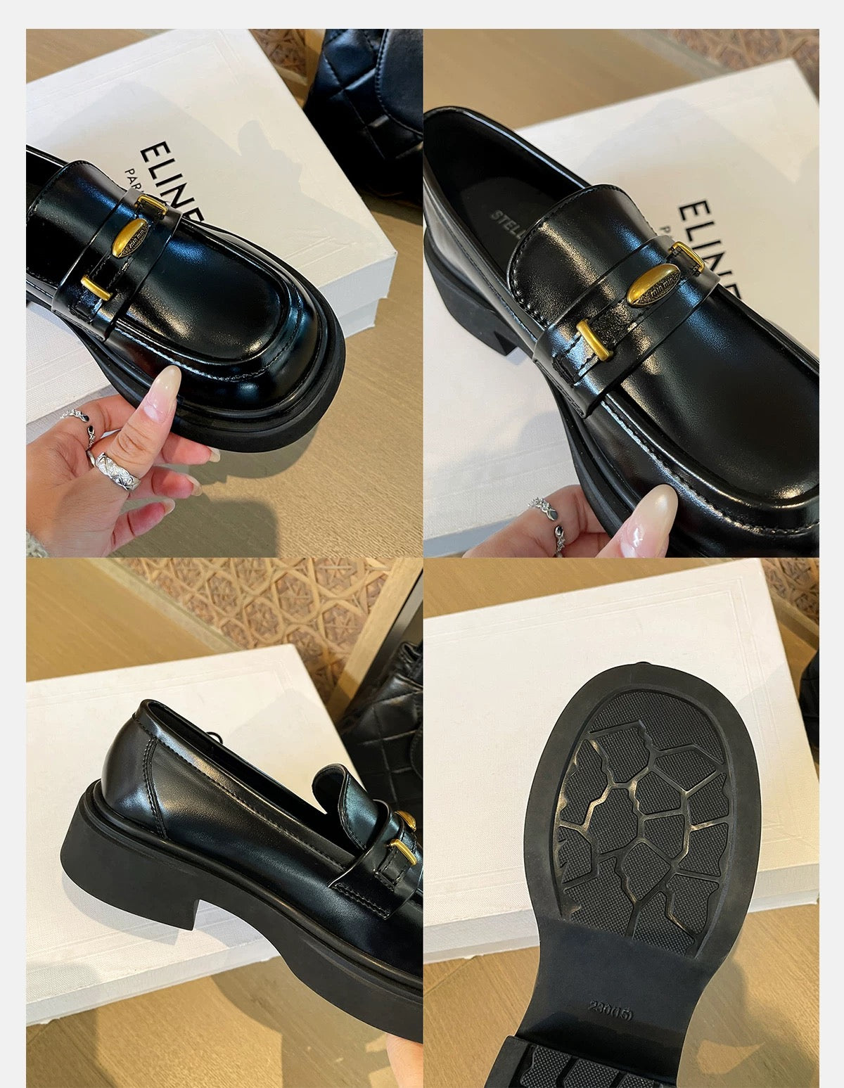 Women’s Vintage British Platform Oxfords S0004