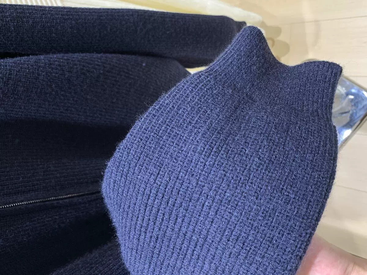 Women’s Mock Neck Zip Knit Cardigan Jacket C0007