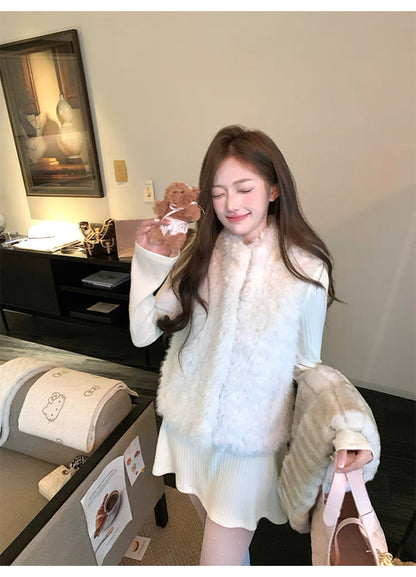 Women’s Hooded Sleeveless Vest Outerwear C0010