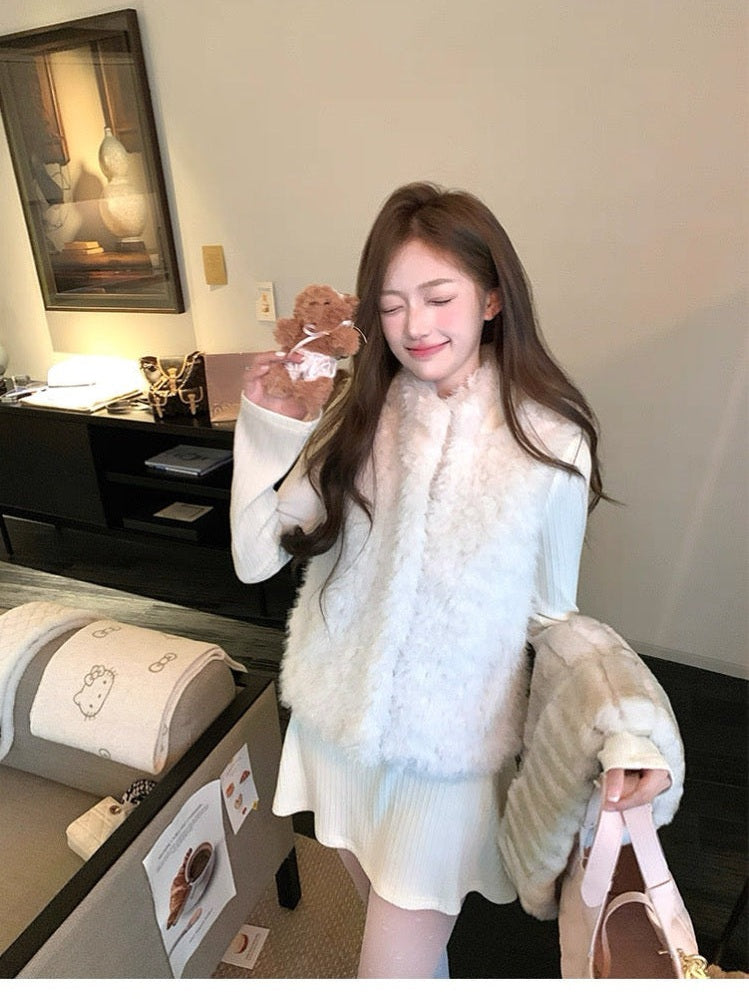 Women’s Hooded Sleeveless Vest Outerwear C0010