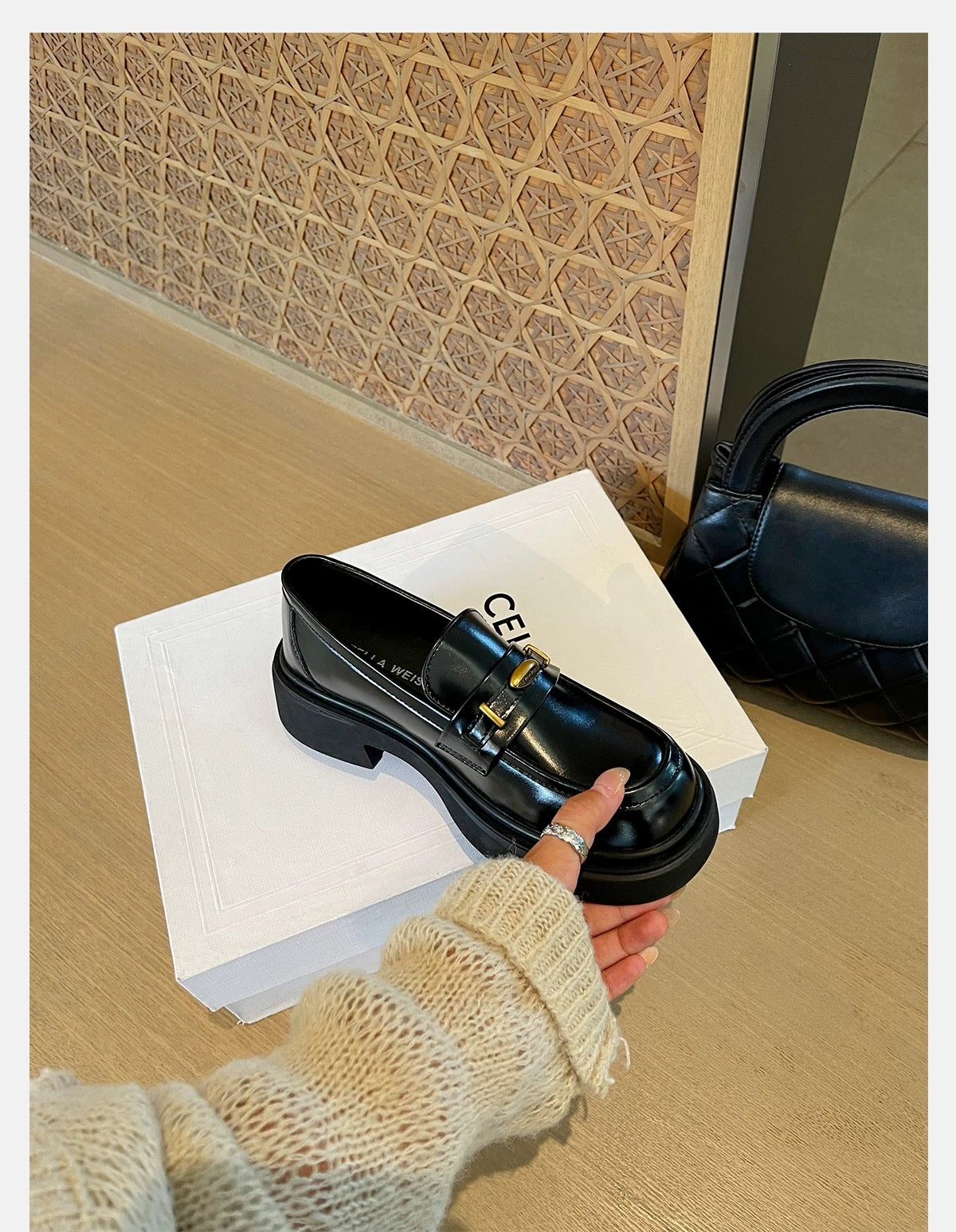 Women’s Vintage British Platform Oxfords S0004