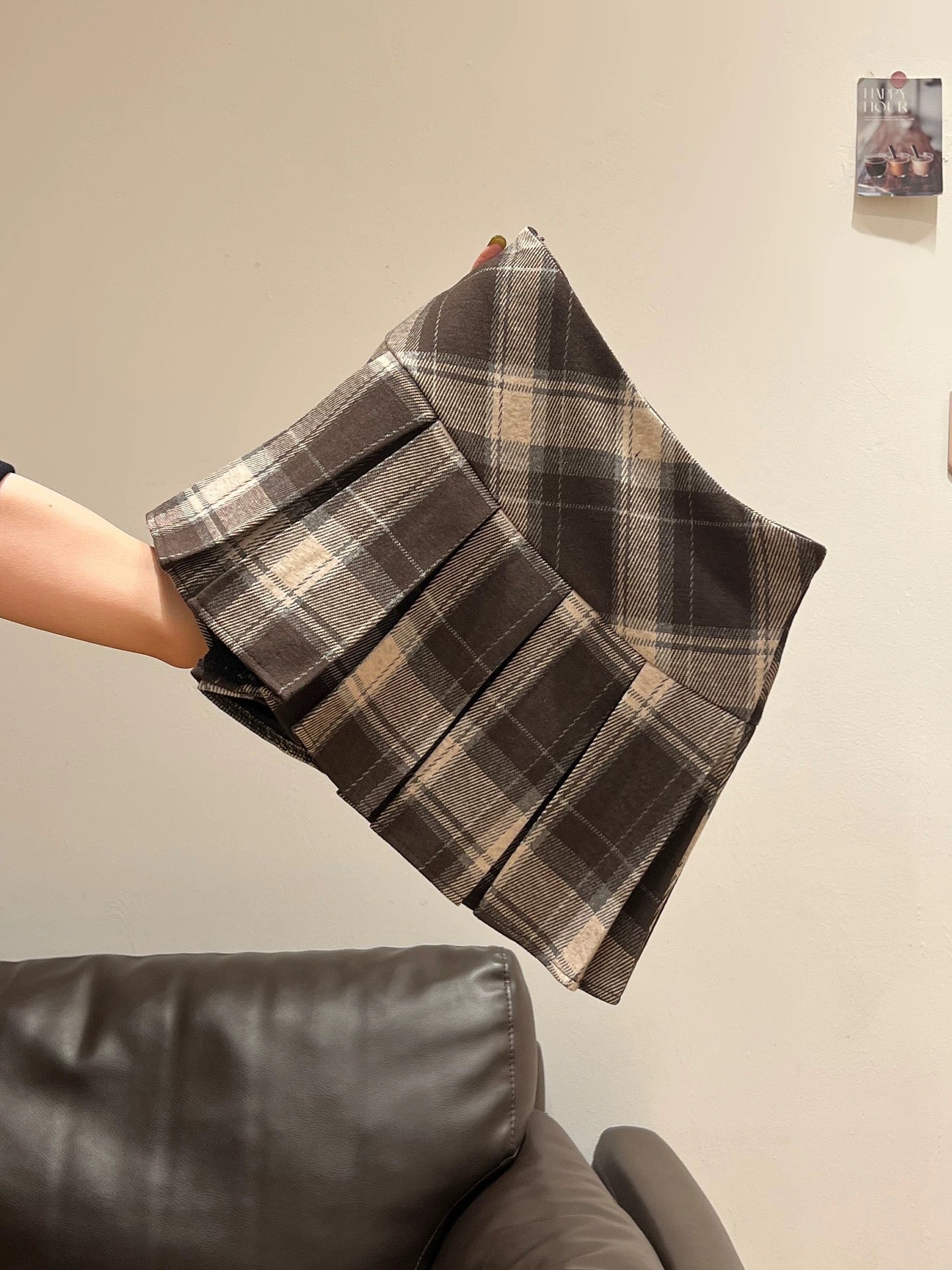 Plaid Pleated Mini Skirt – Y2K Sexy Style C0036