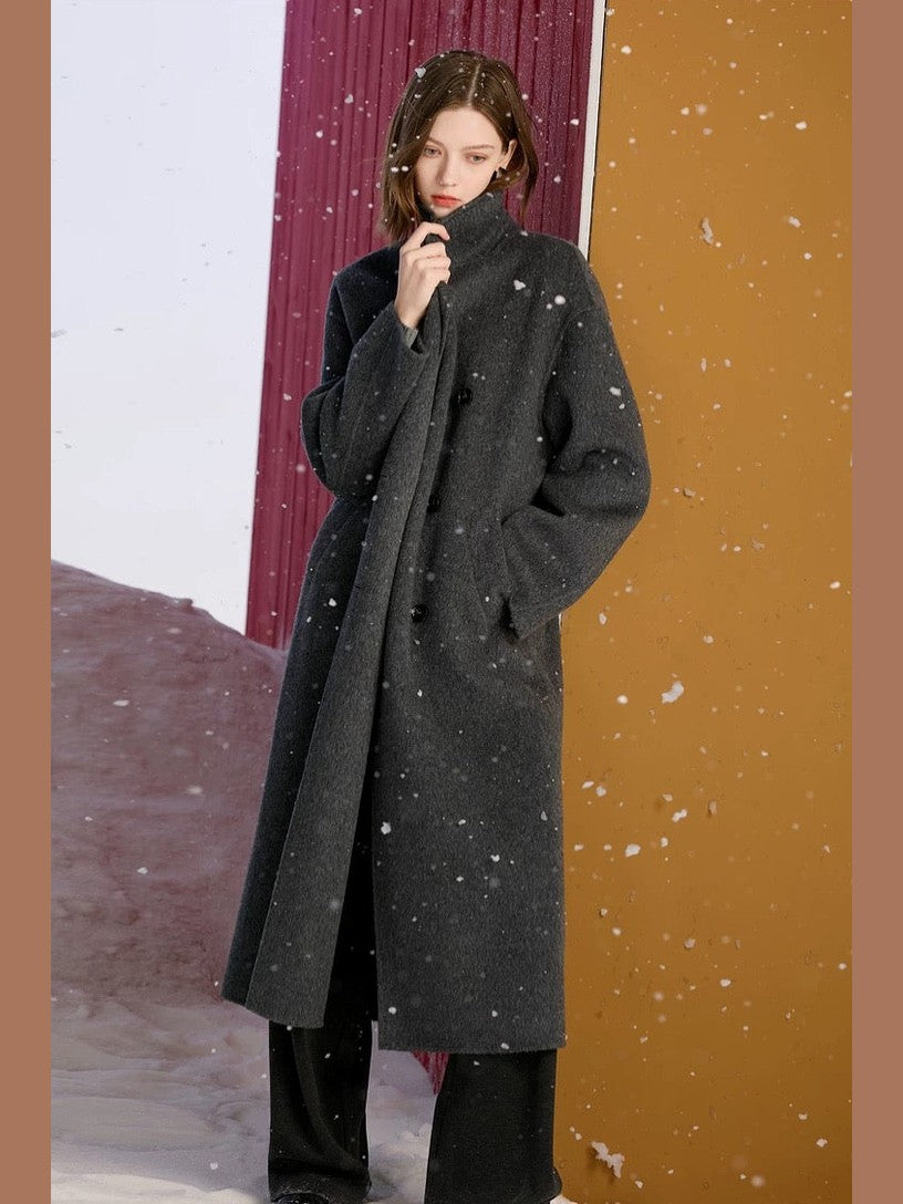 Women’s Chic Mid-Length Wool Jacket C0034