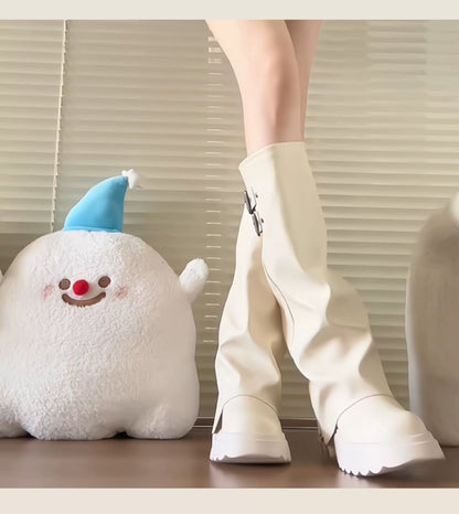 Women’s High-Knee Fashion Rider Boots S0001