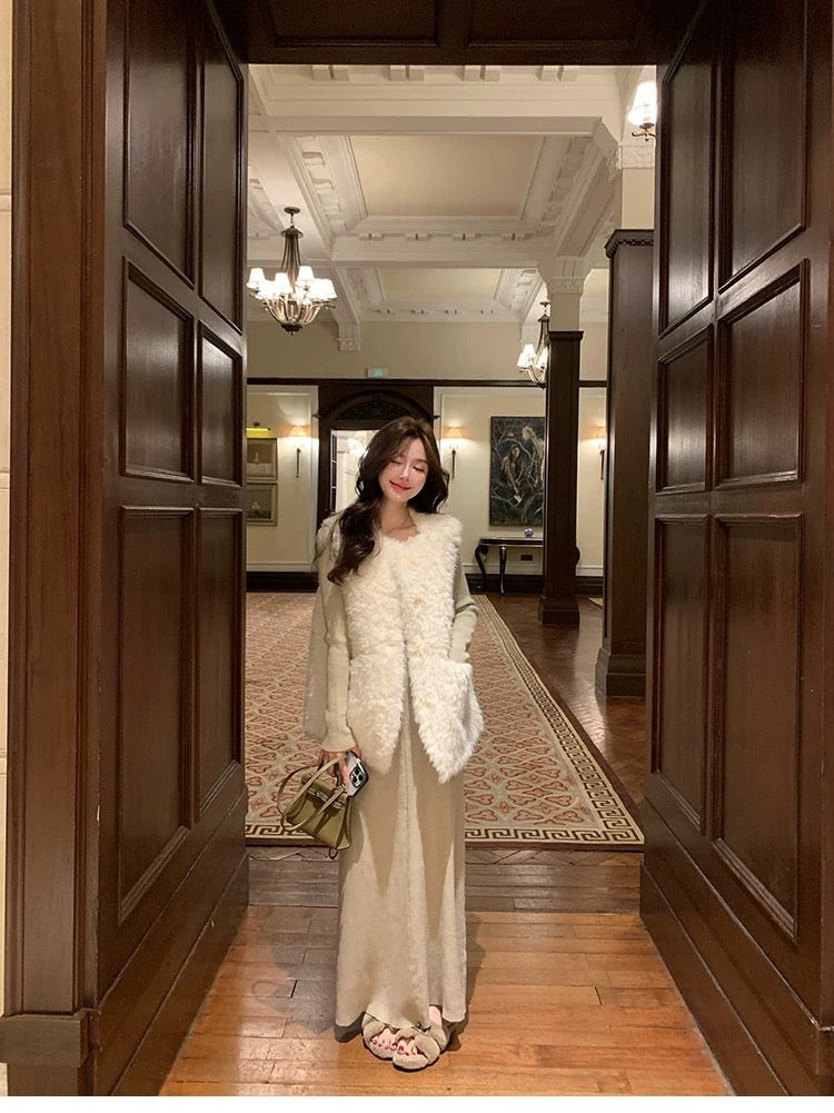 Women’s Sherpa Fleece Thermal Vest C0004