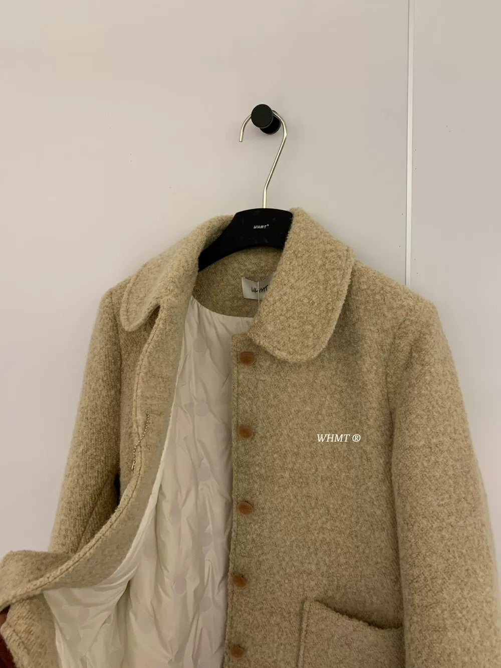 Korean Lapel Mid-Length Thickened Down Coat C0029