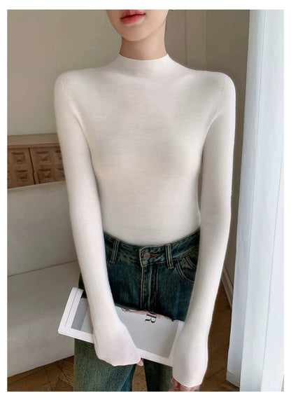 Women’s Mock Neck Slim Fit Undershirt C0002