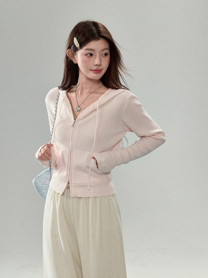 Women’s Soft Pink Knit Cardigan C0009