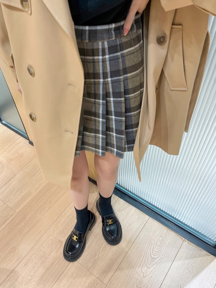 Arc de Triomphe Buckle Leather Shoes S0005