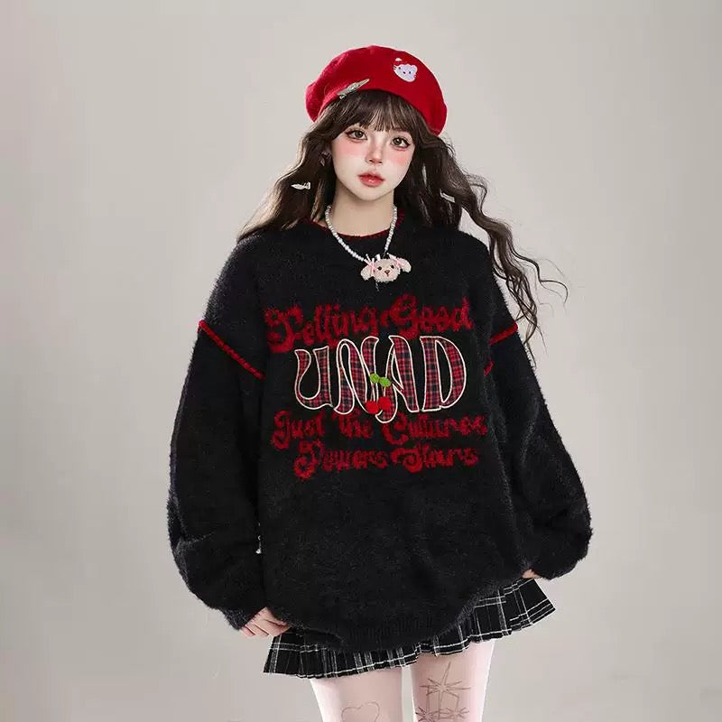 Women’s Vintage USA-Style Embroidered Knit C0022