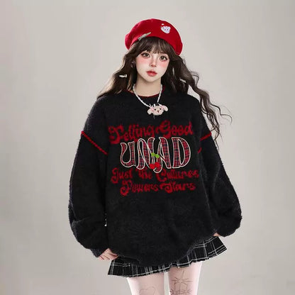 Women’s Vintage USA-Style Embroidered Knit C0022
