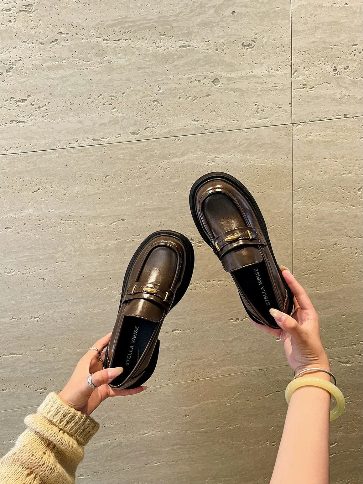 Women’s Vintage British Platform Oxfords S0004