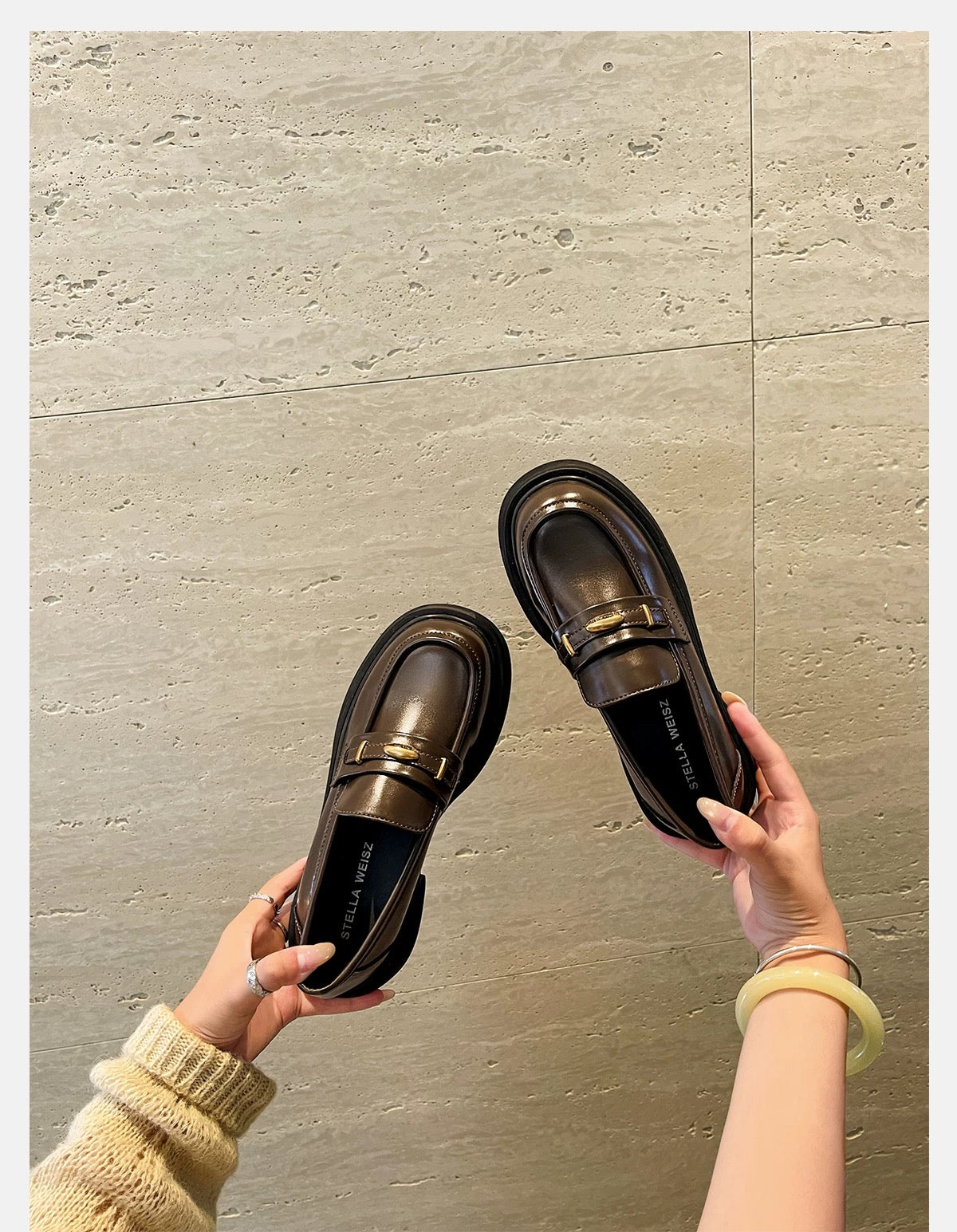 Women’s Vintage British Platform Oxfords S0004