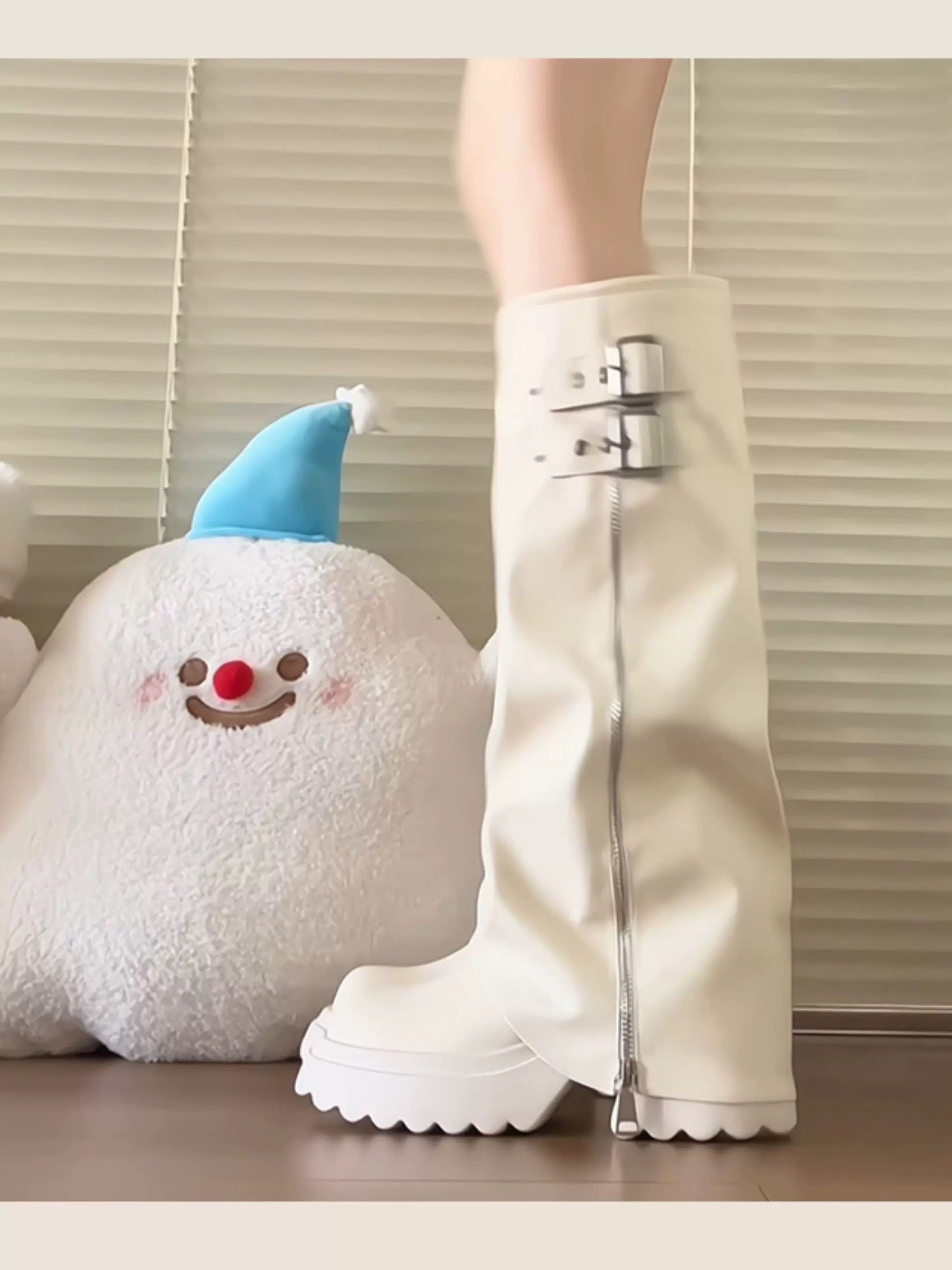 Women’s High-Knee Fashion Rider Boots S0001