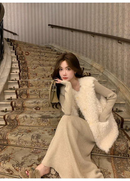 Women’s Sherpa Fleece Thermal Vest C0004