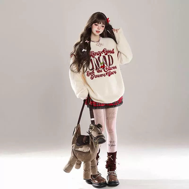 Women’s Vintage USA-Style Embroidered Knit C0022