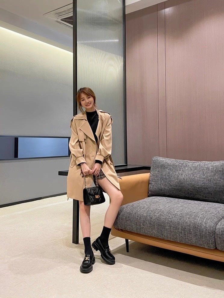 Arc de Triomphe Buckle Leather Shoes S0005