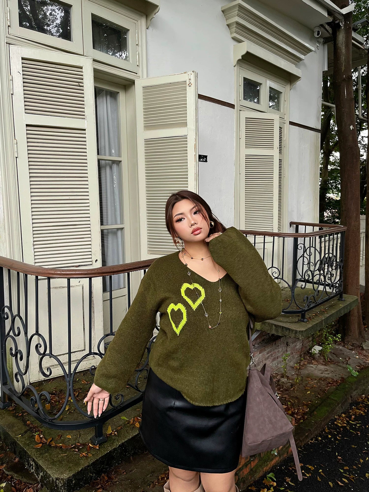 Lazy retro pullover sweater FE0507