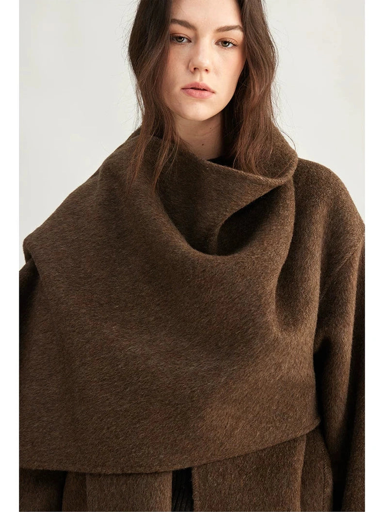 High gram warm wool double-sided woolen jacket f0264