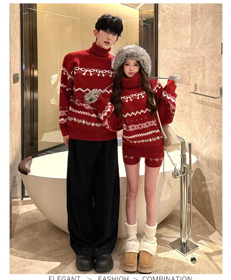 Contrasting color jacquard suit top + shorts FE0512