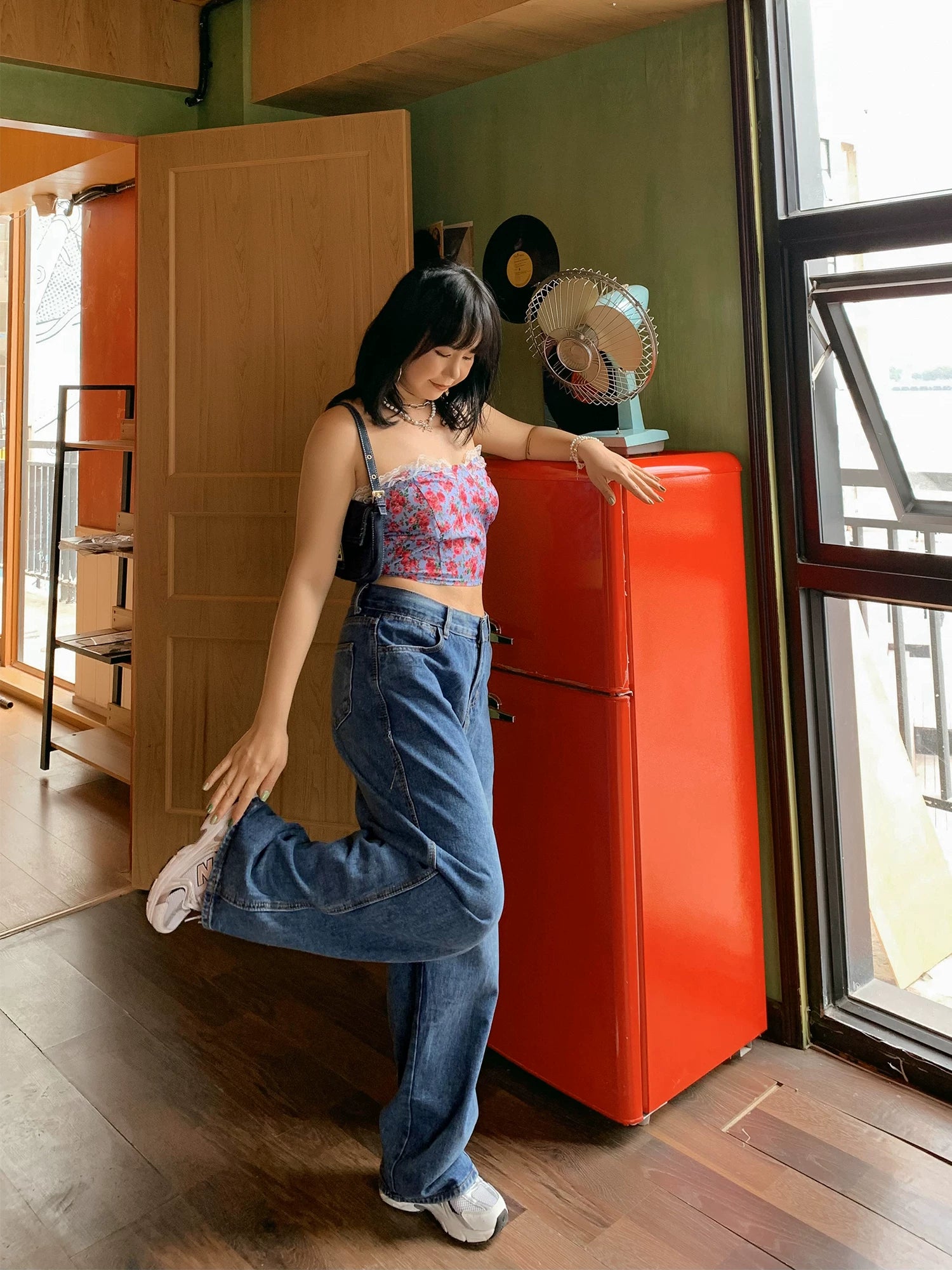 High waist jeans FE0506