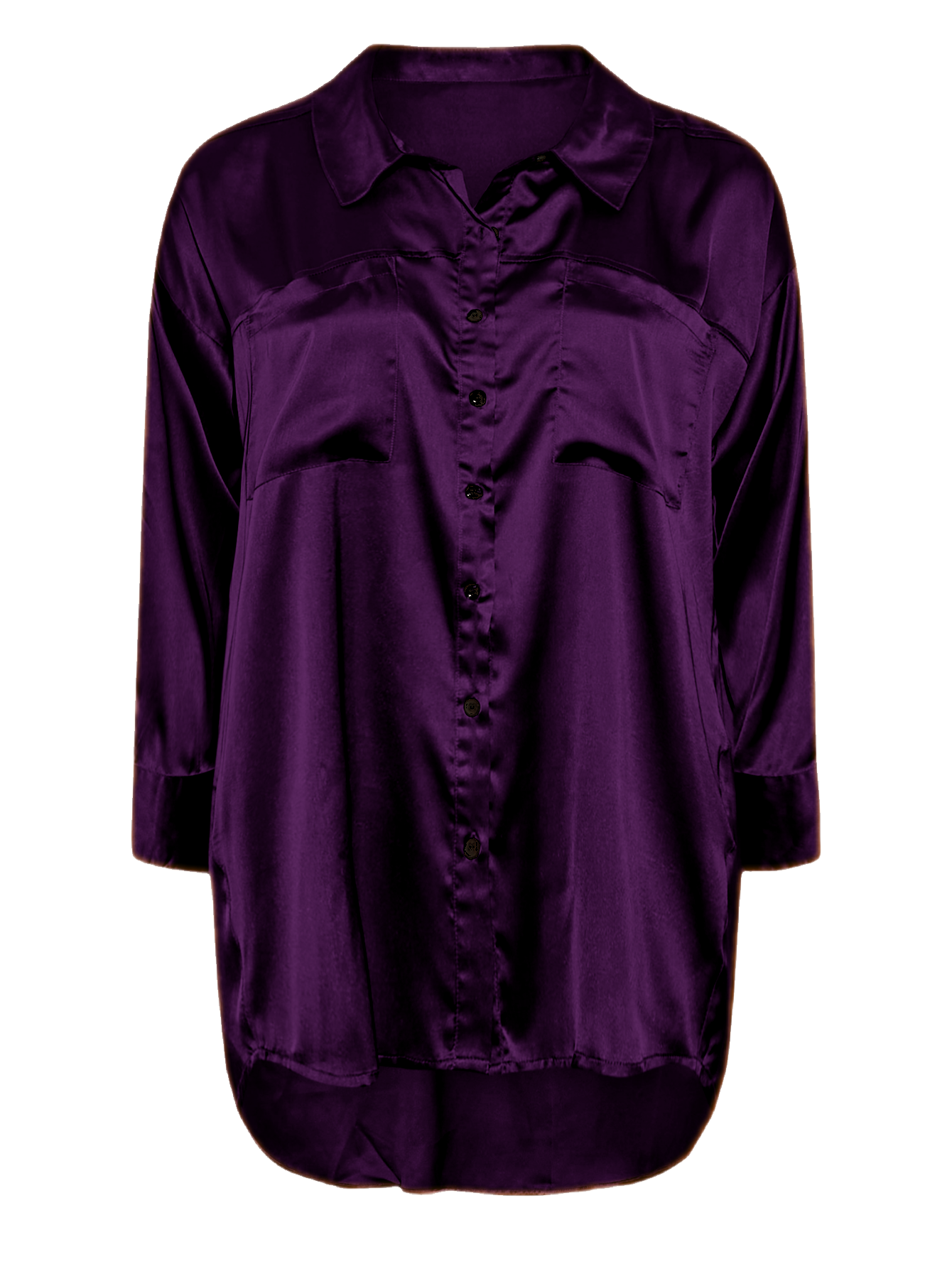 Loose and thin long-sleeved versatile casual shirt F0422