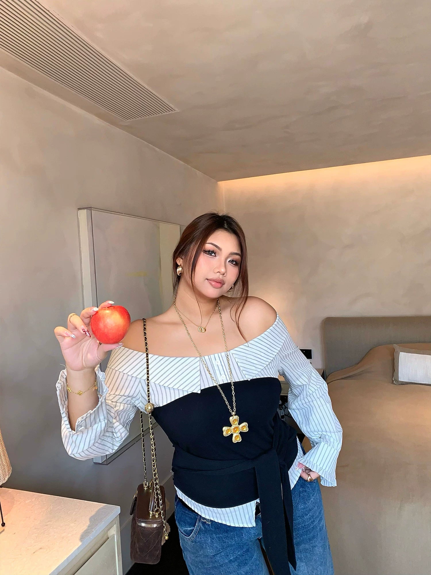 Sexy Shoulder Shirt FE0470