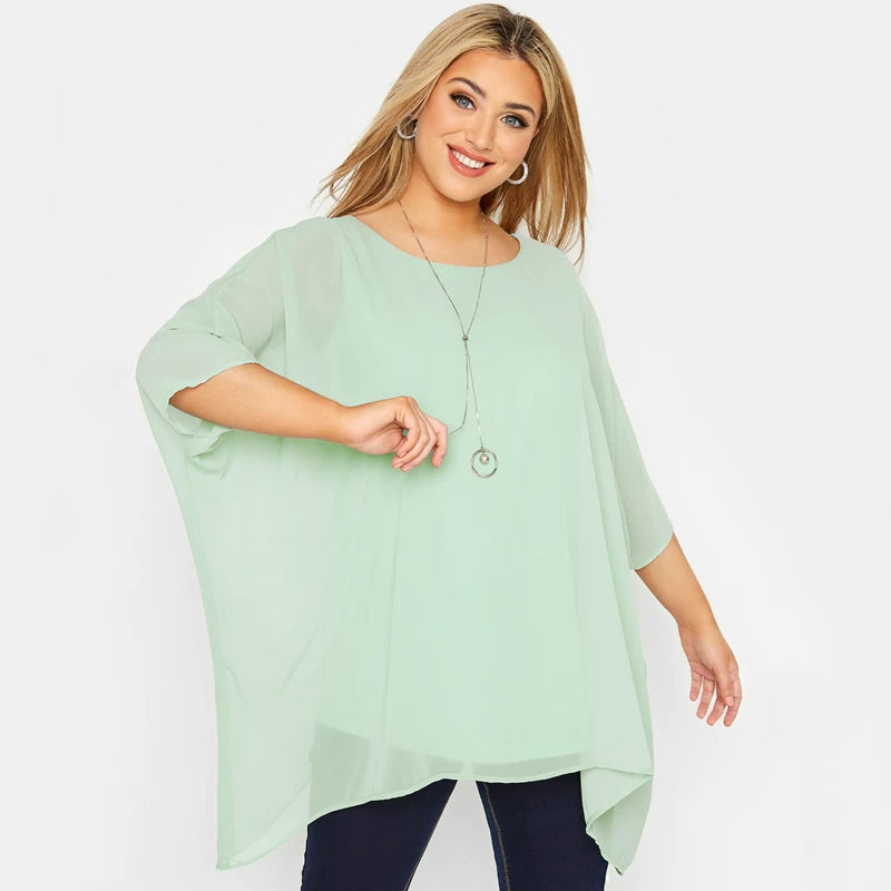 Vintage literary chiffon crew neck batman F0434