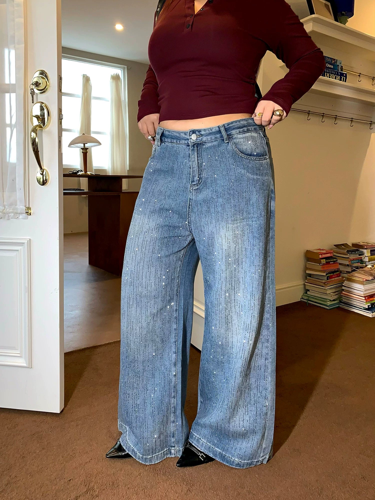 Vintage Heavy Industry Gypsy Hot Diamond Jeans FE0448