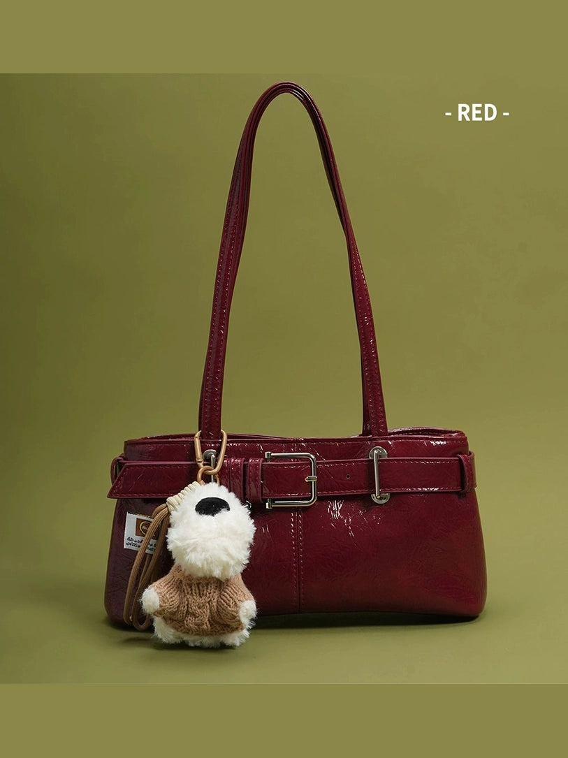 Vintage large capacity shoulder armpit bag b0321