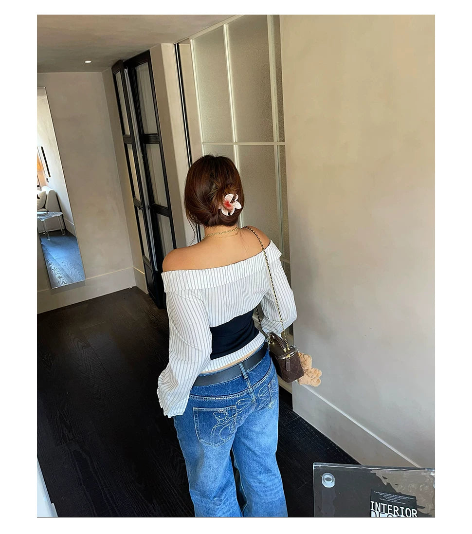 Sexy Shoulder Shirt FE0470