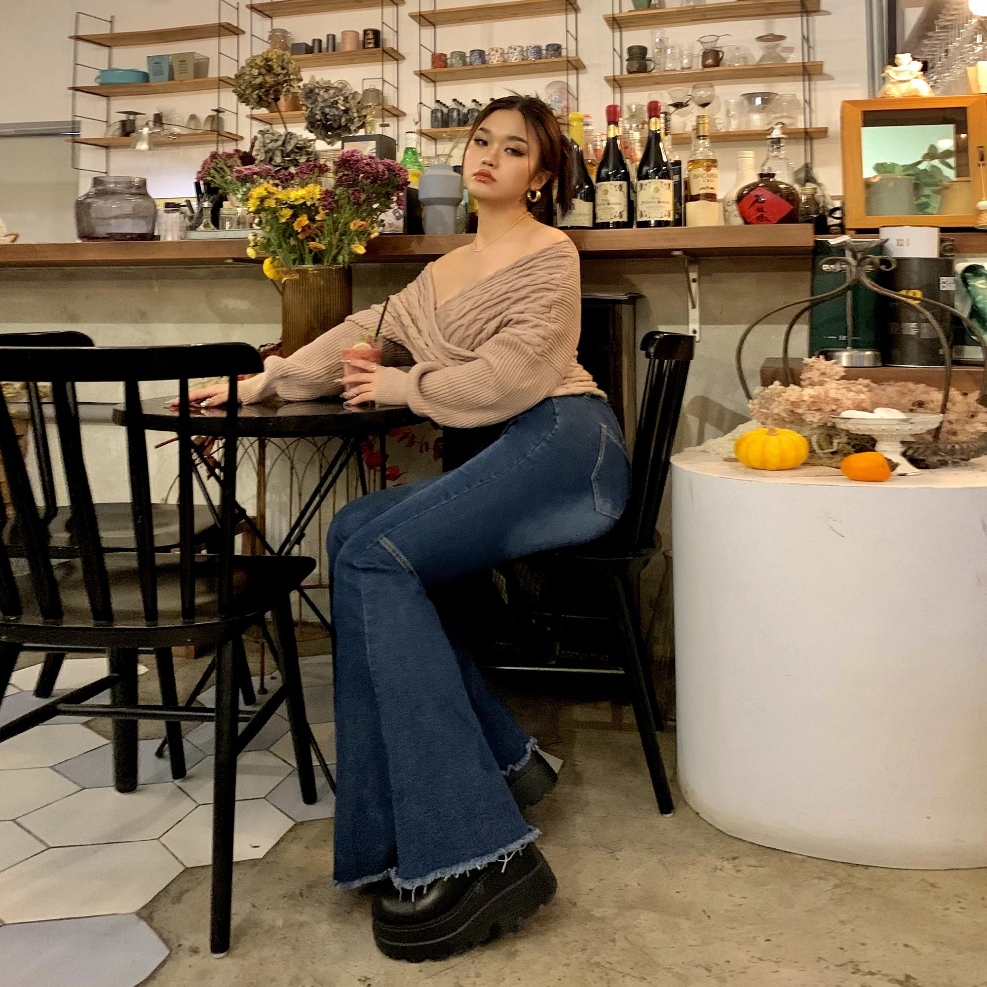 Spice Girl Curve Flared Jeans FE0447