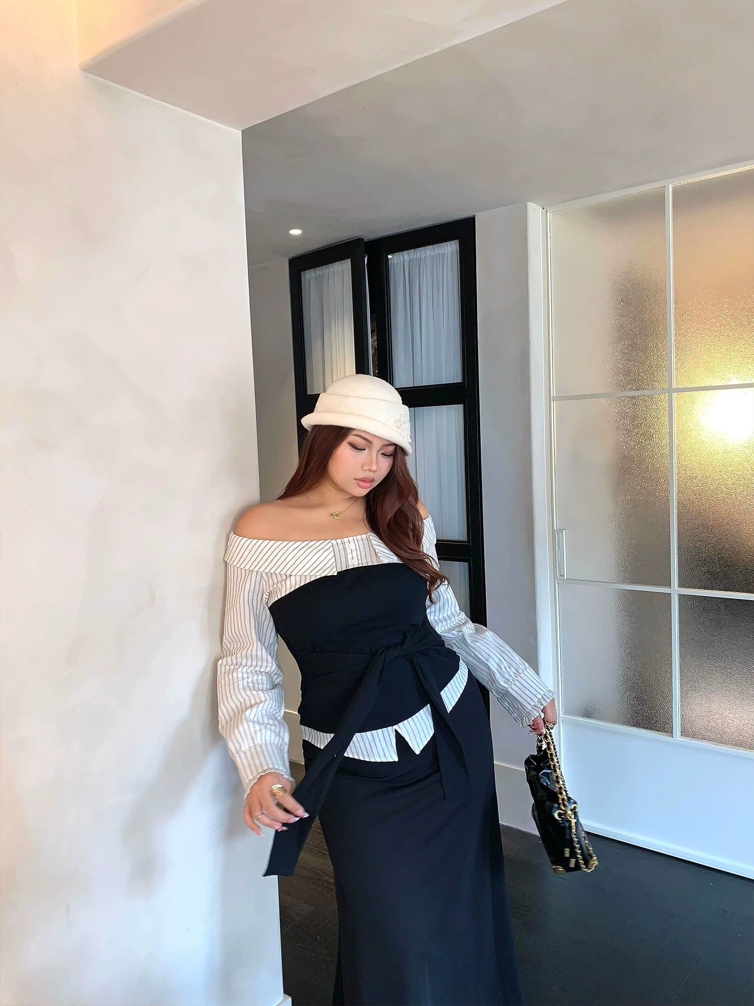 Sexy Shoulder Shirt FE0470