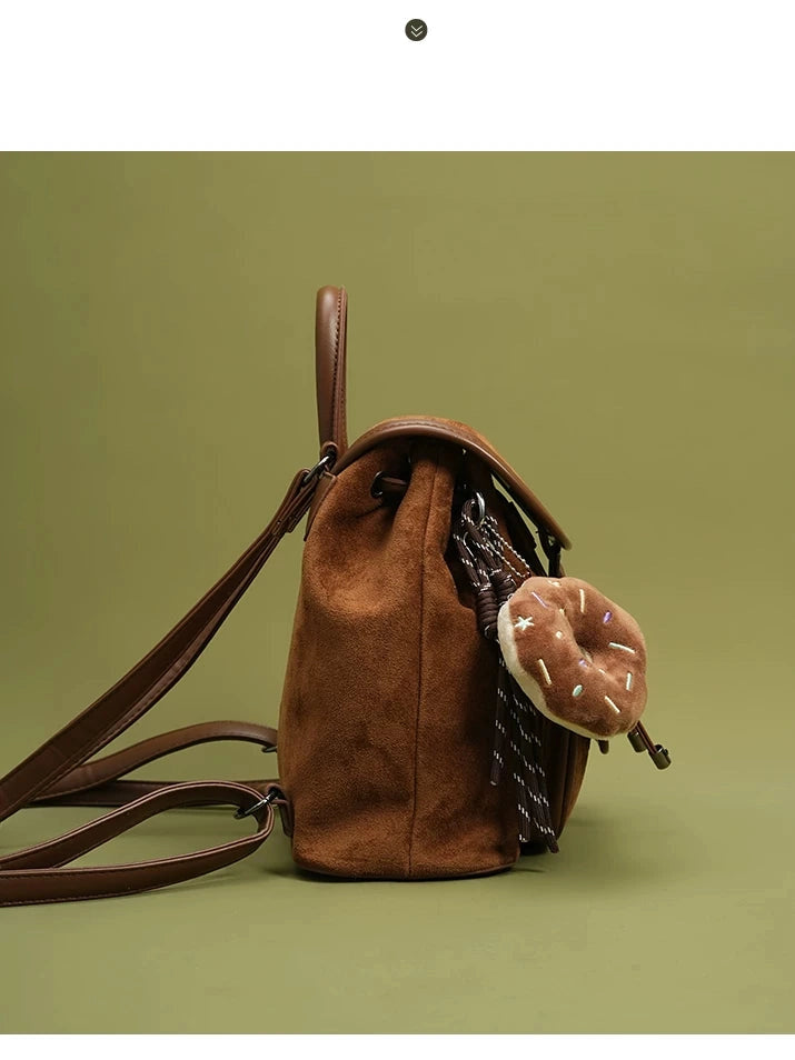 French retro backpack b0320