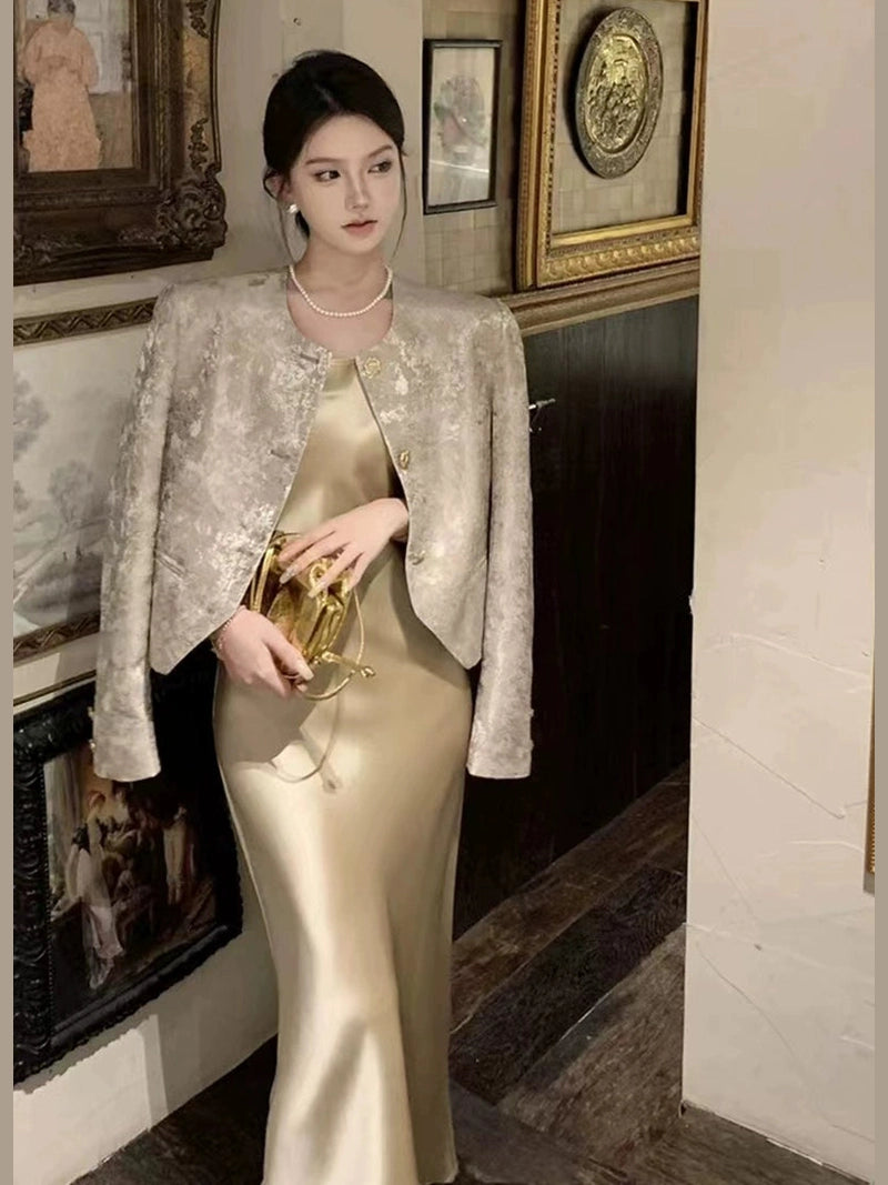 Jacquard blazer C0244