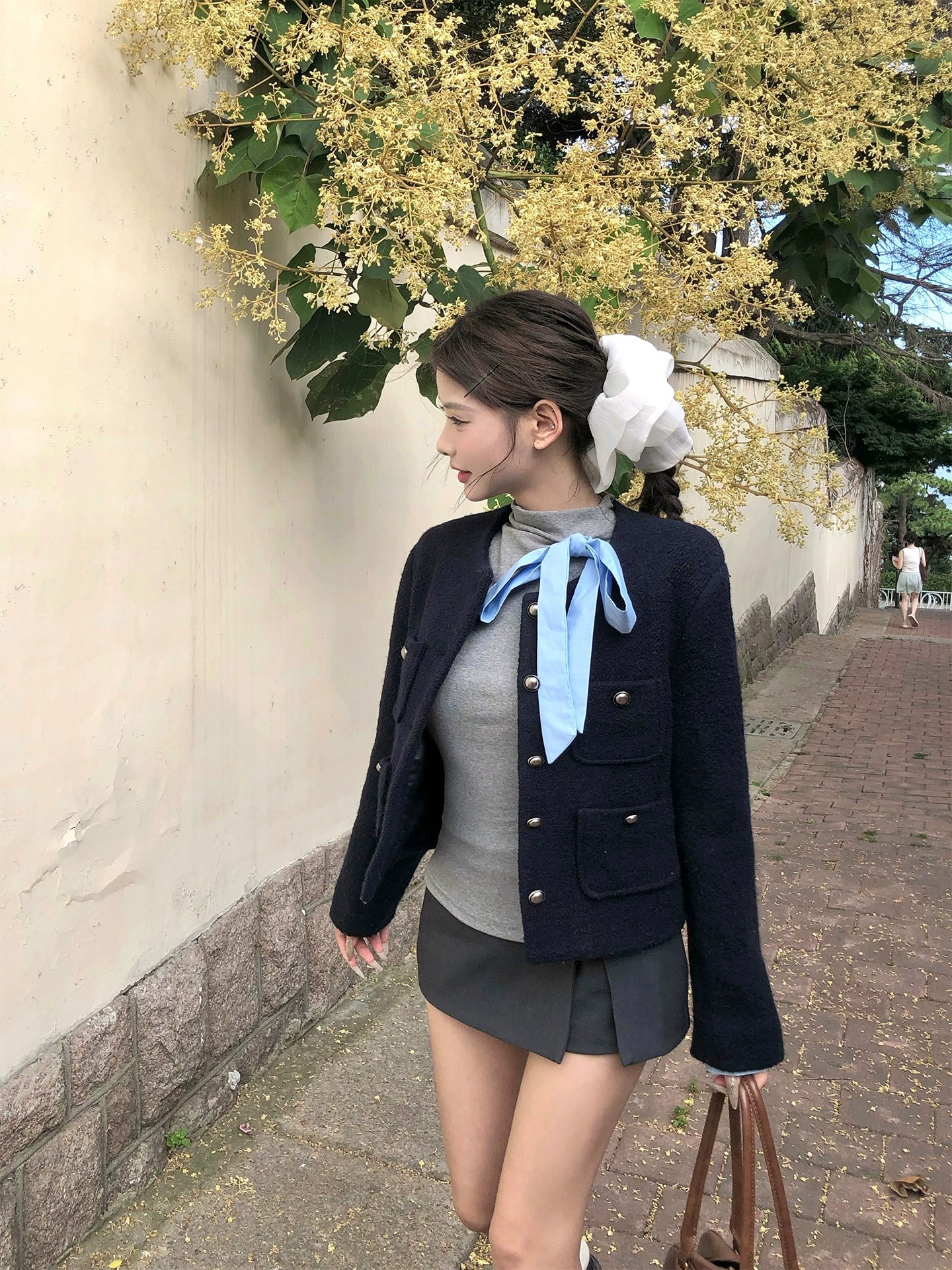 Short woolen jacket f0281