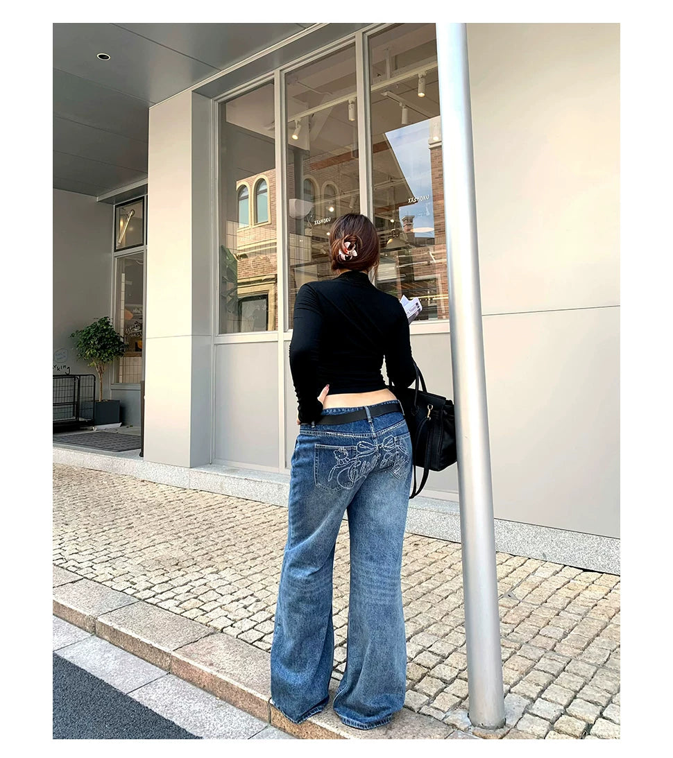 Vintage American Hot Diamond High Waist Jeans FE0474