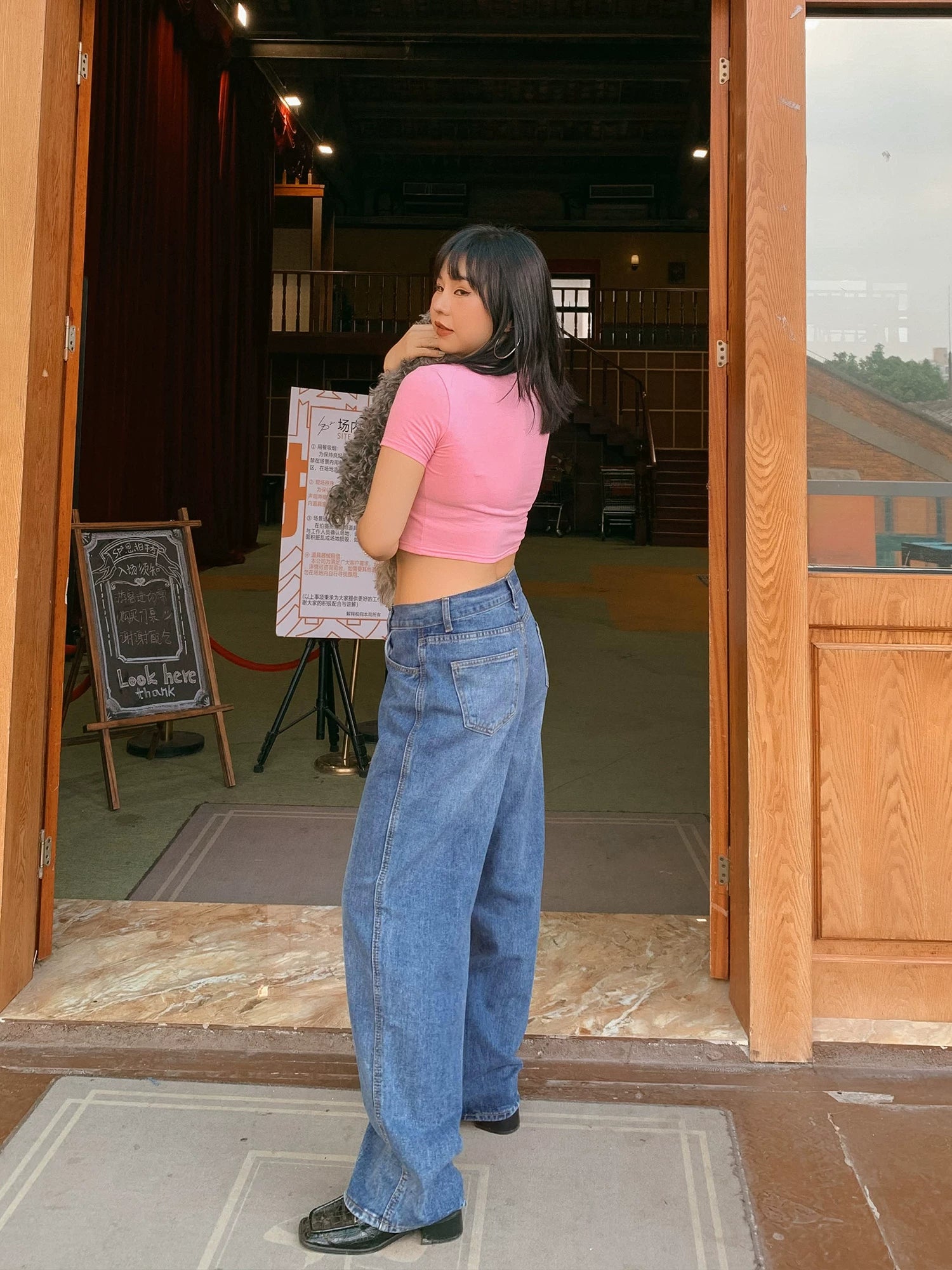 High waist jeans FE0506