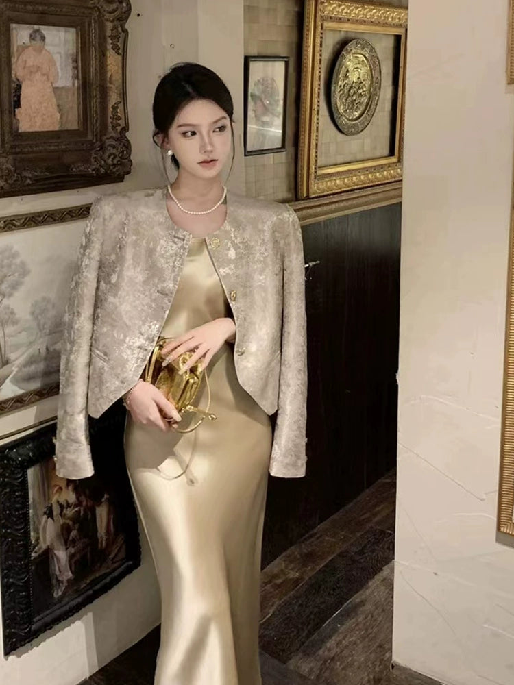 Jacquard blazer C0244