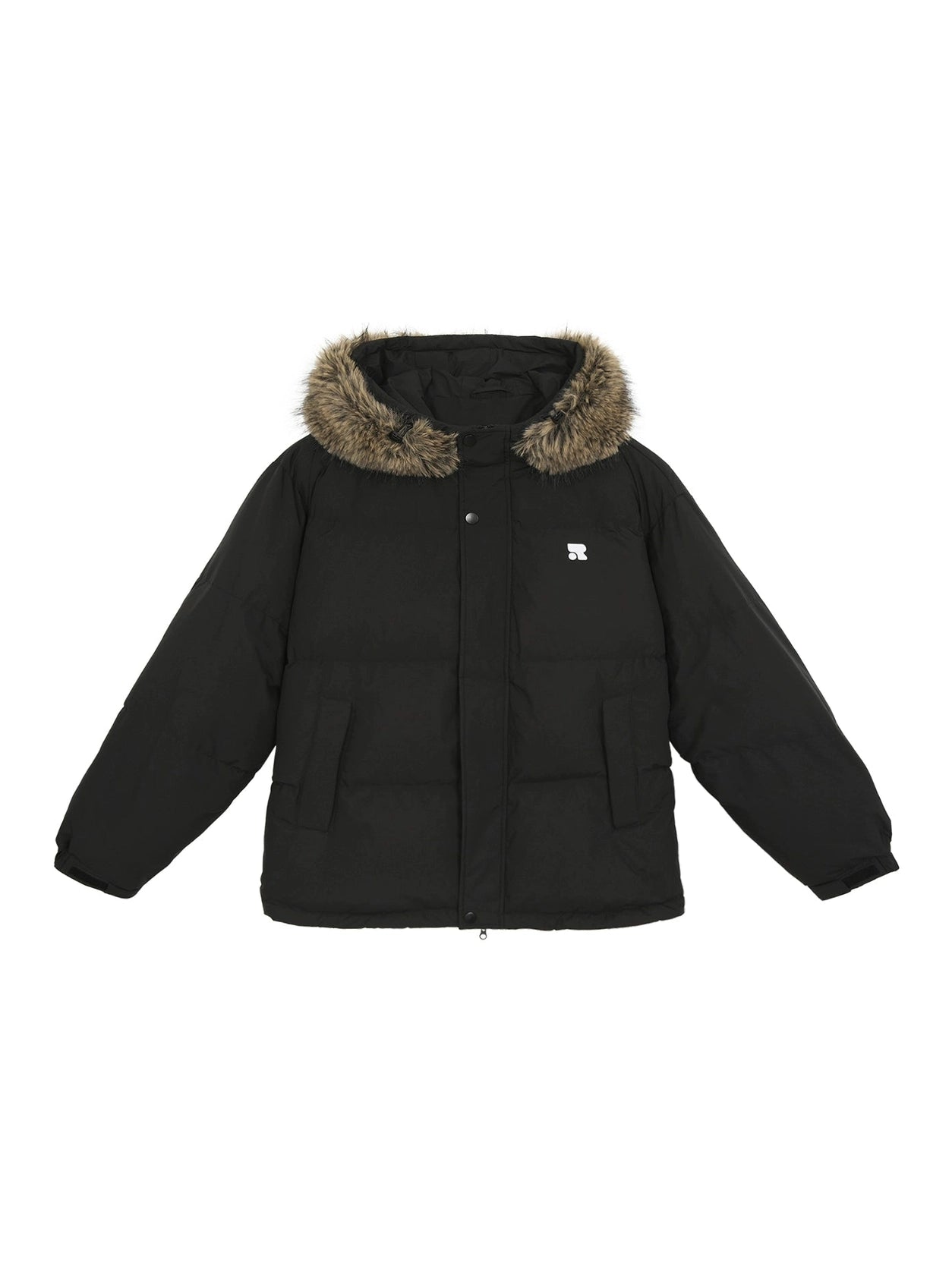 High fluffy down jacket C0086