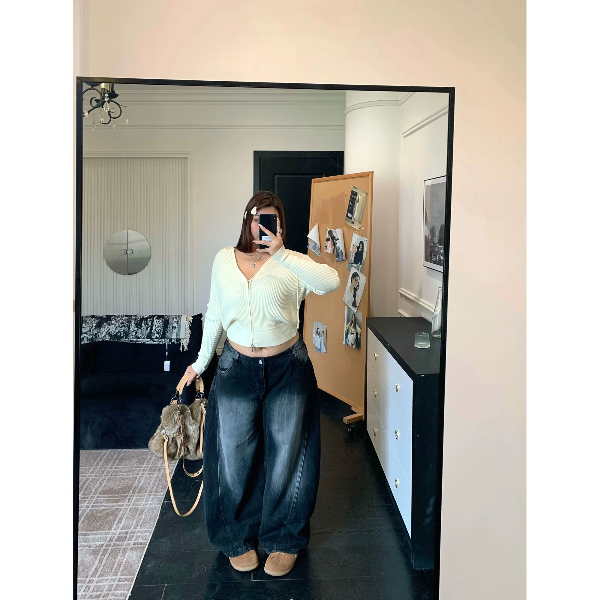 Spice girl retro scimitar jeans FE0501