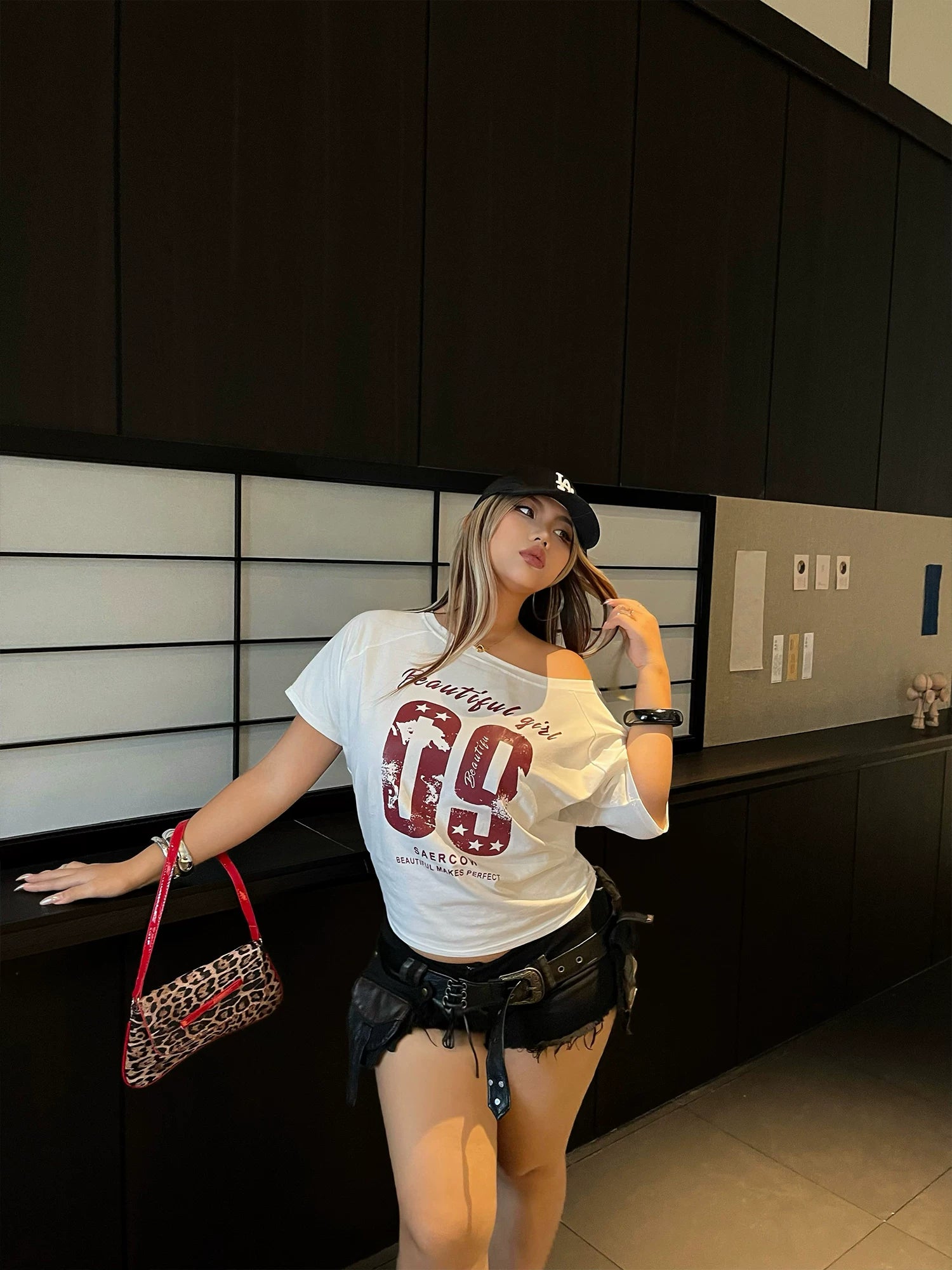 Spice Girls Rough Rim Denim Shorts FE0459