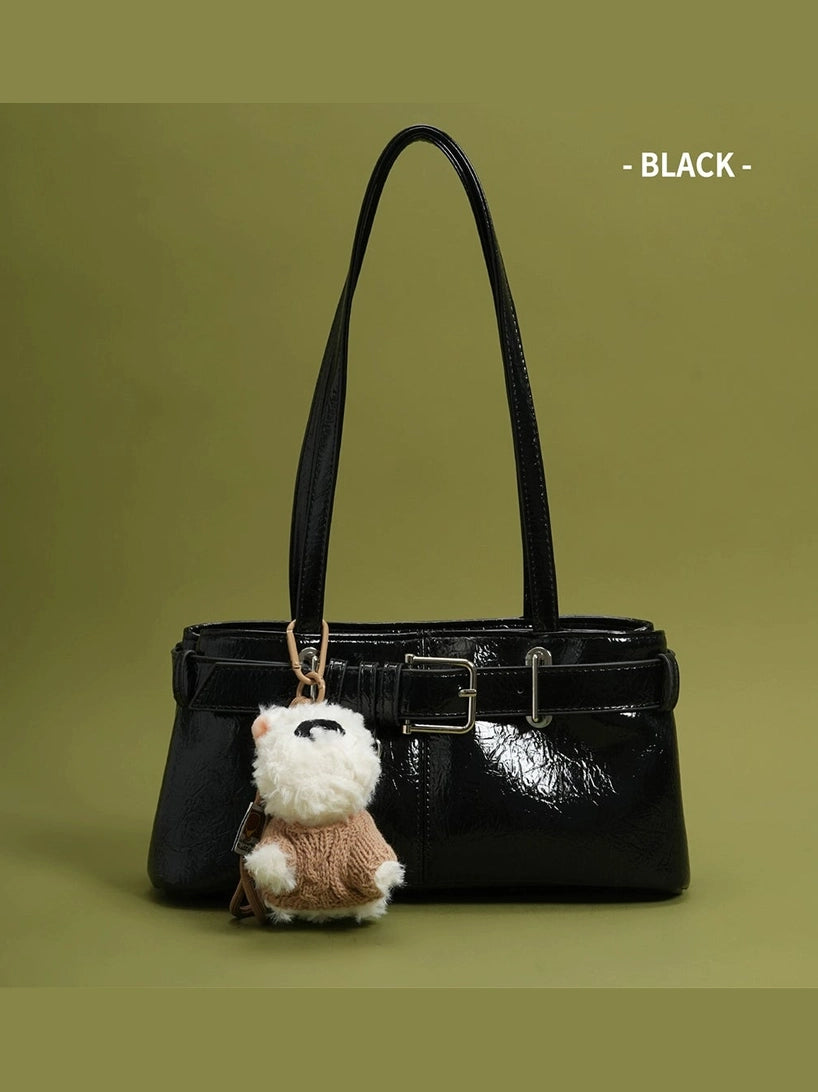 Vintage large capacity shoulder armpit bag b0321