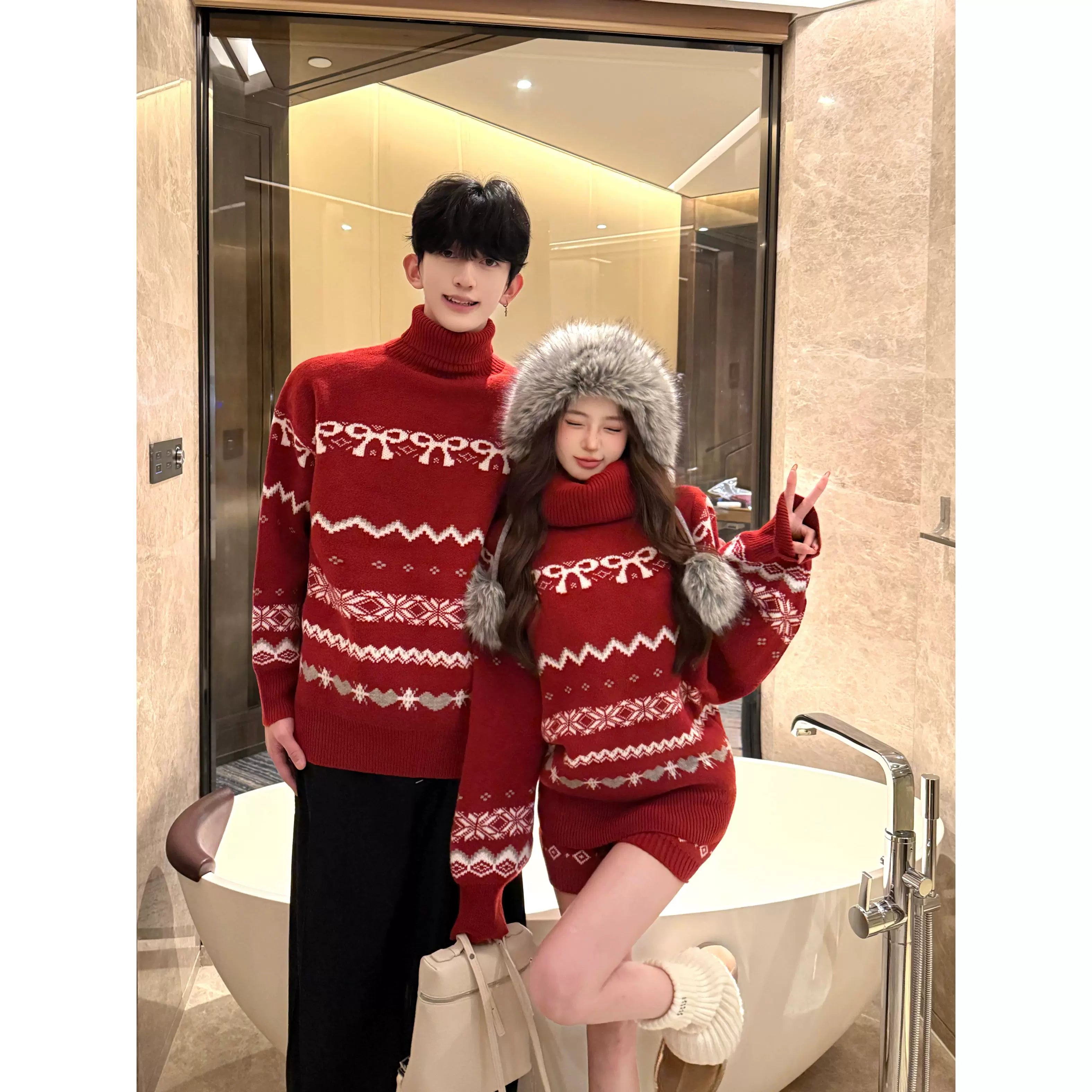 Contrasting color jacquard suit top + shorts FE0512