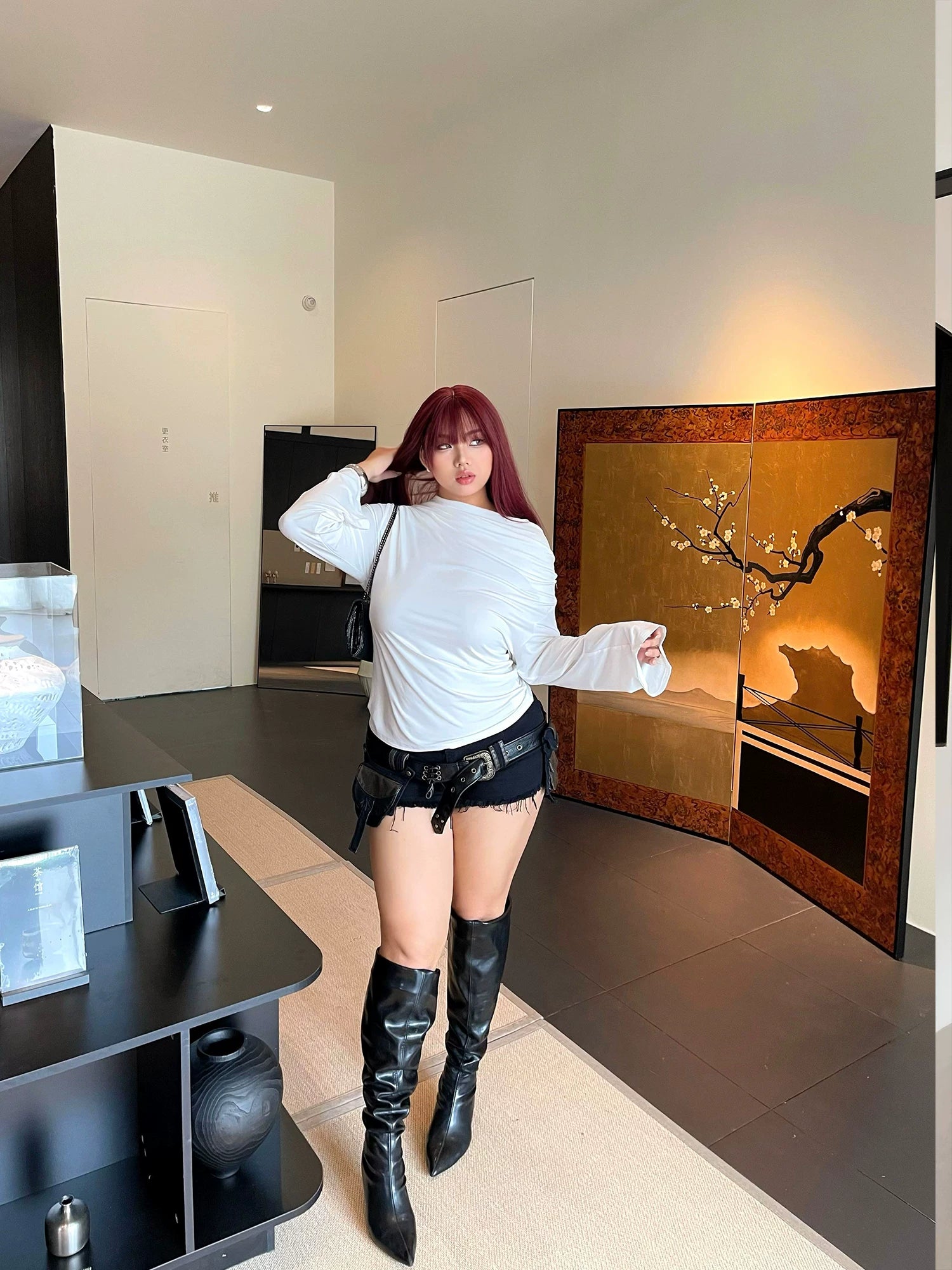 Spice Girls Rough Rim Denim Shorts FE0459