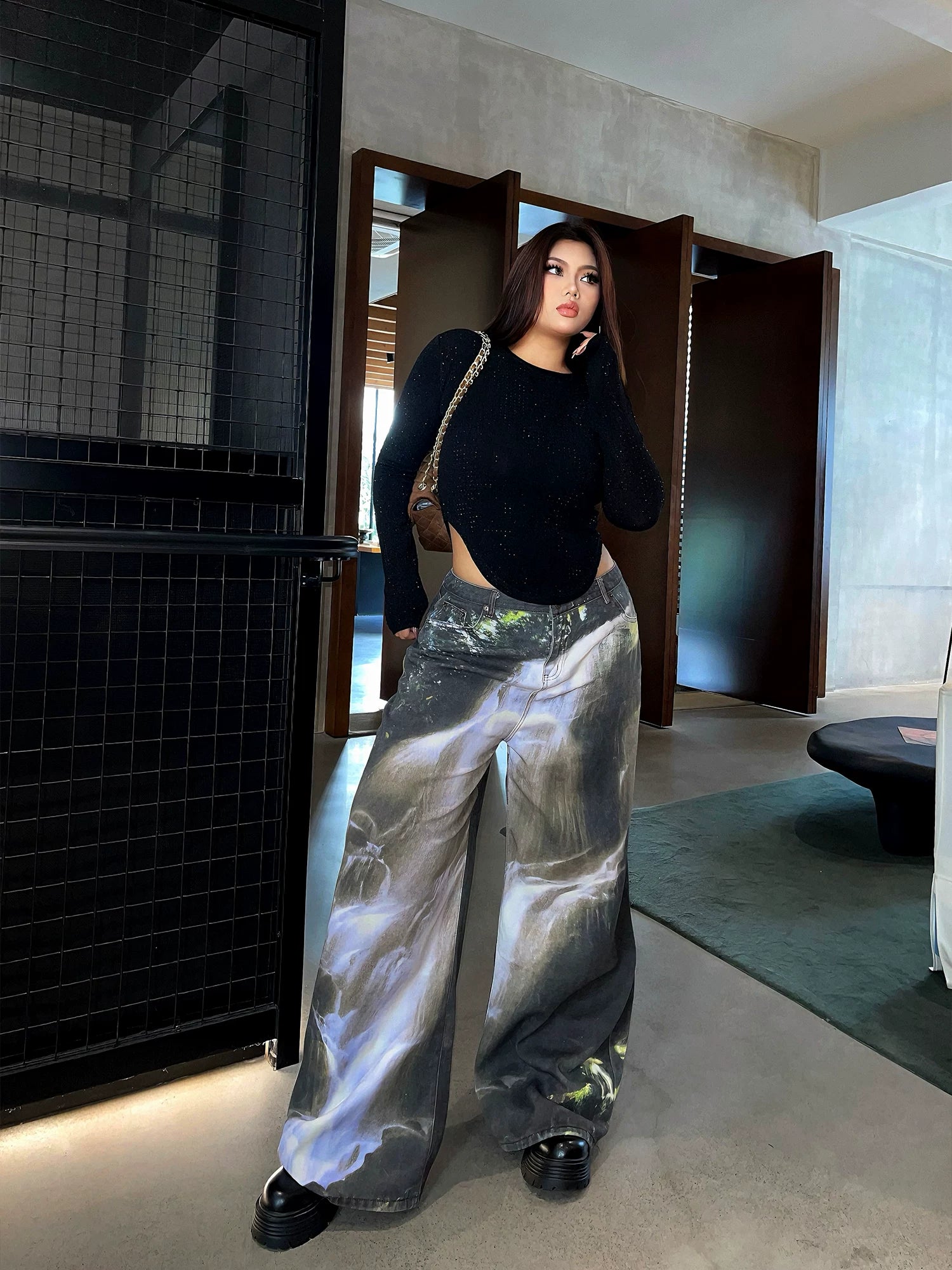 Spice Girl Rhinestone Pullover T-Shirt FE0496