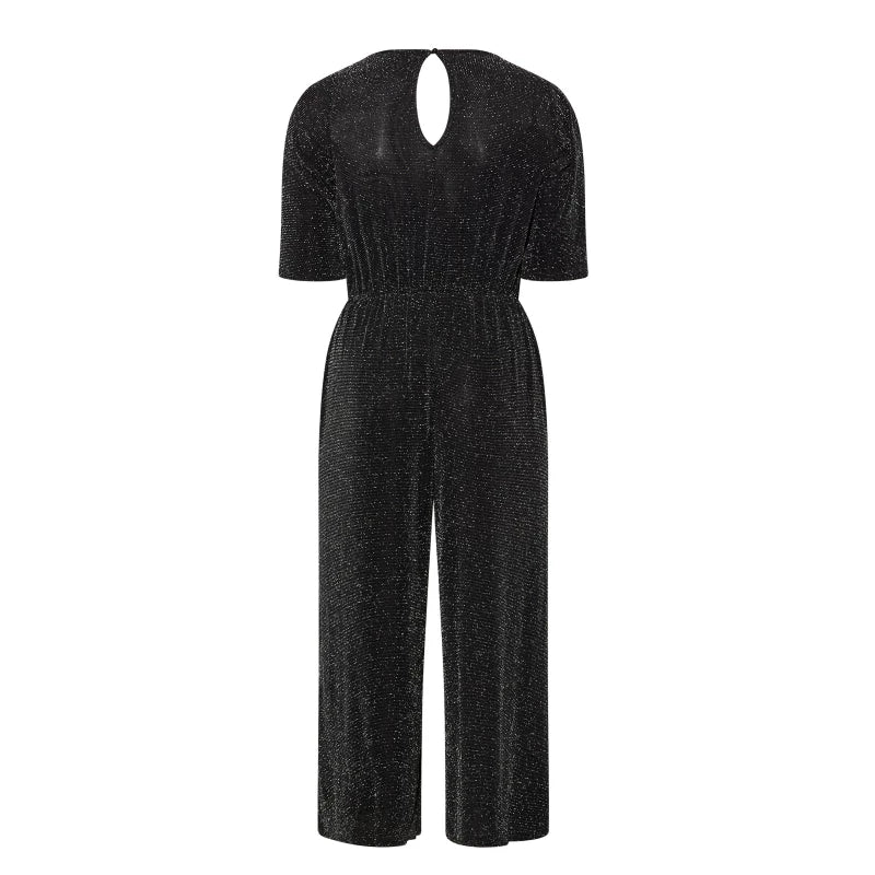 High Waist Sexy V-Neck One-Piece Straight Pants F0433