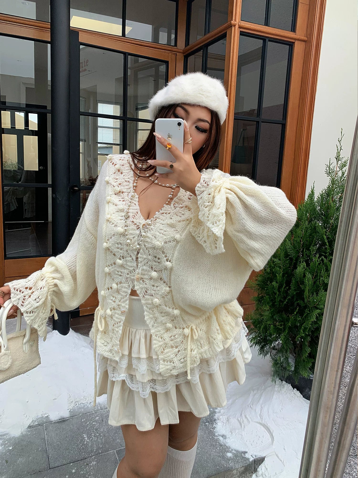 Sweet Lazy Wind Sweater Jacket FE0452