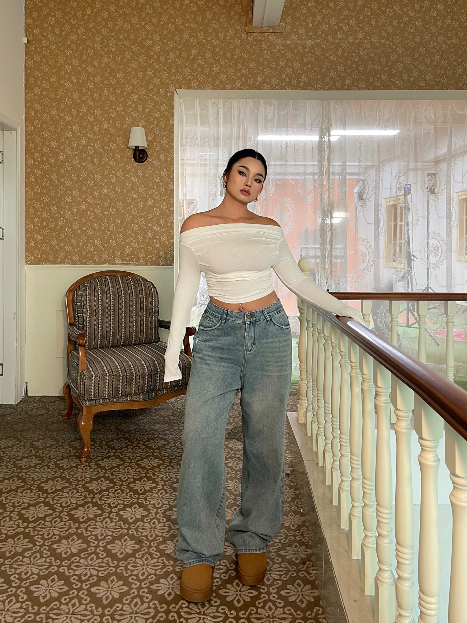 Vintage straight jeans FE0467