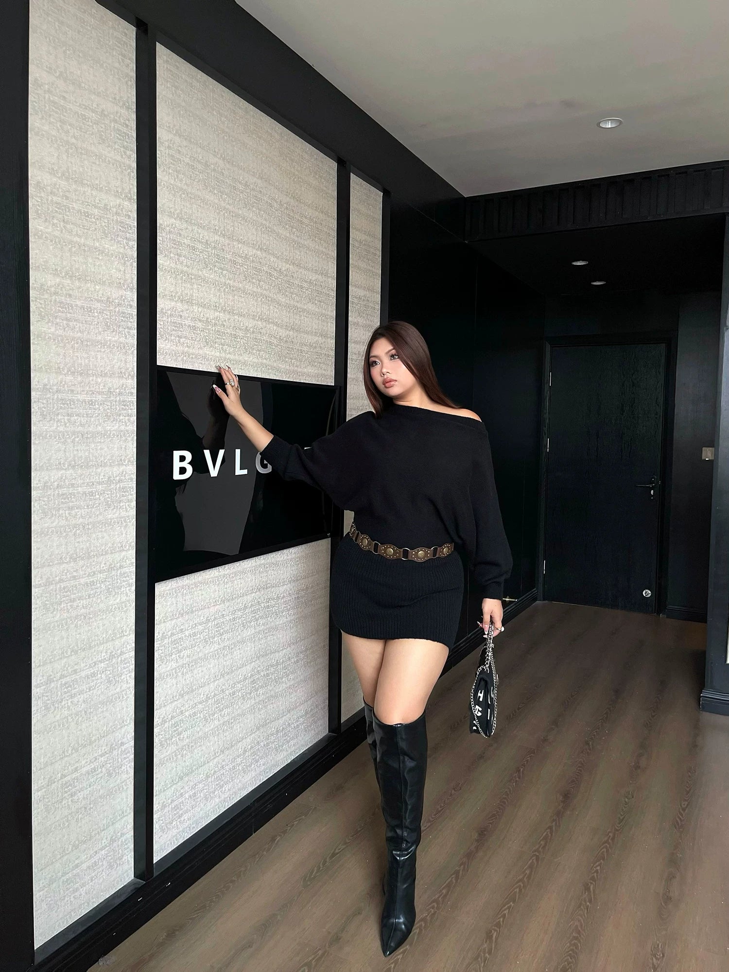 Spice girl pure desire knitted dress FE0453